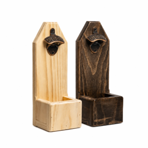 Bottle Opener with Cap Catcher (12″x4″x4″)