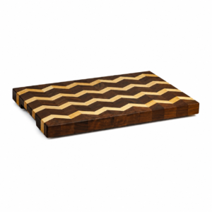 Walnut & Maple Chevron Cutting Board (11″x17″x1.25″)
