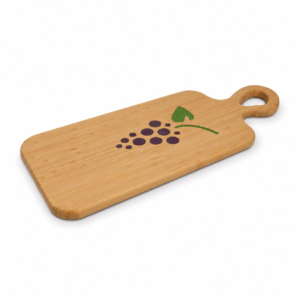 Bamboo Serving Board & Wood Cutting Surface (8″x12″)