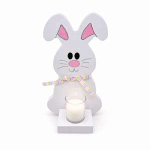Bunny Votive Light Holder (11″x6″x4″)